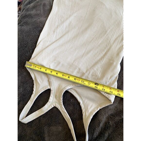 Lululemon Ebb To Street Tank - Ribbed Mint Green Tank Blouse, Size 8 - Picture 3 of 10